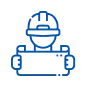 Benefits for Construction Project Builders Icon