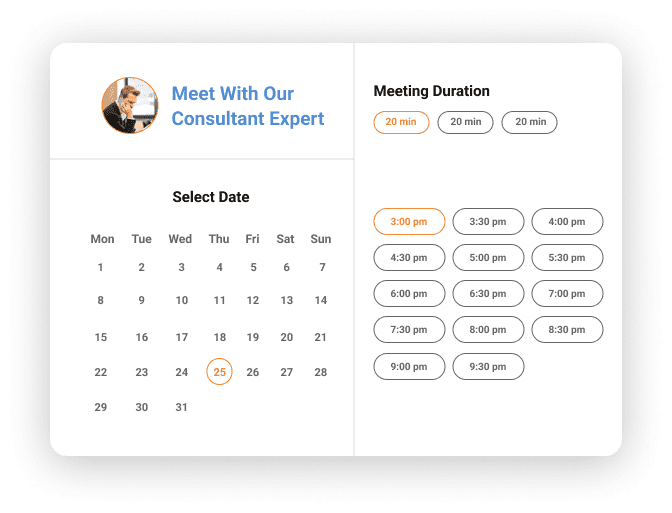 Meet With Our Experts